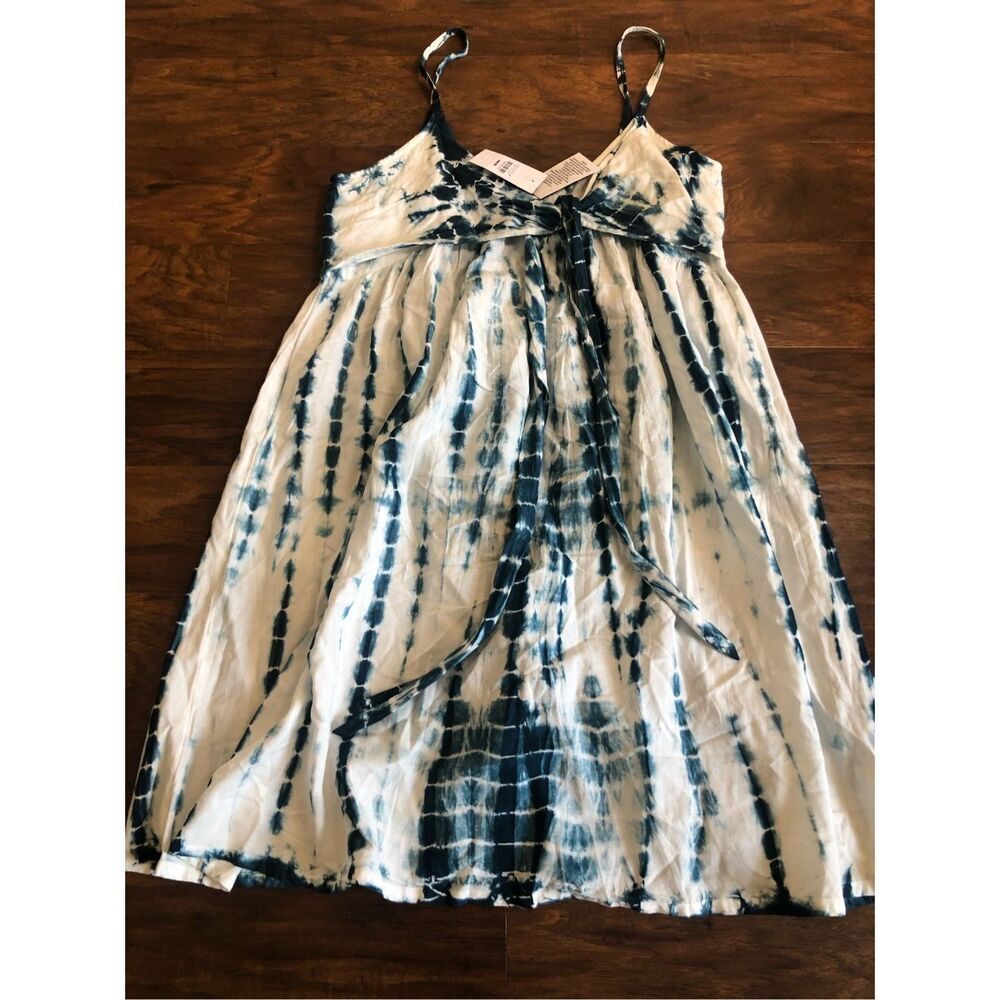 NWT Attic Salt Medium Tie Dye Spaghetti Strap Dress Boho - Picture 3 of 12